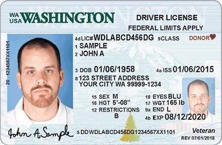 Washington drivers license for sale