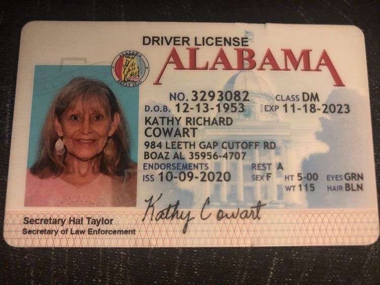 Alabama Drivers License for sale