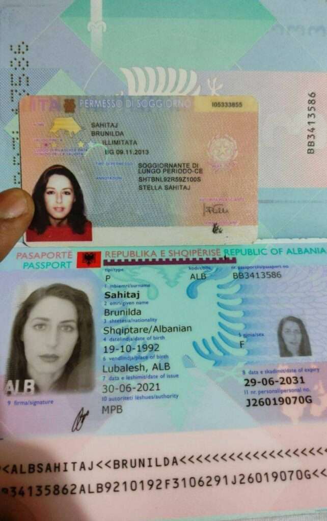 Albanian ID card for sale