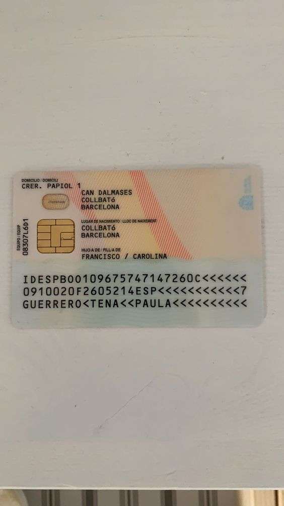 Andorran ID card for sale