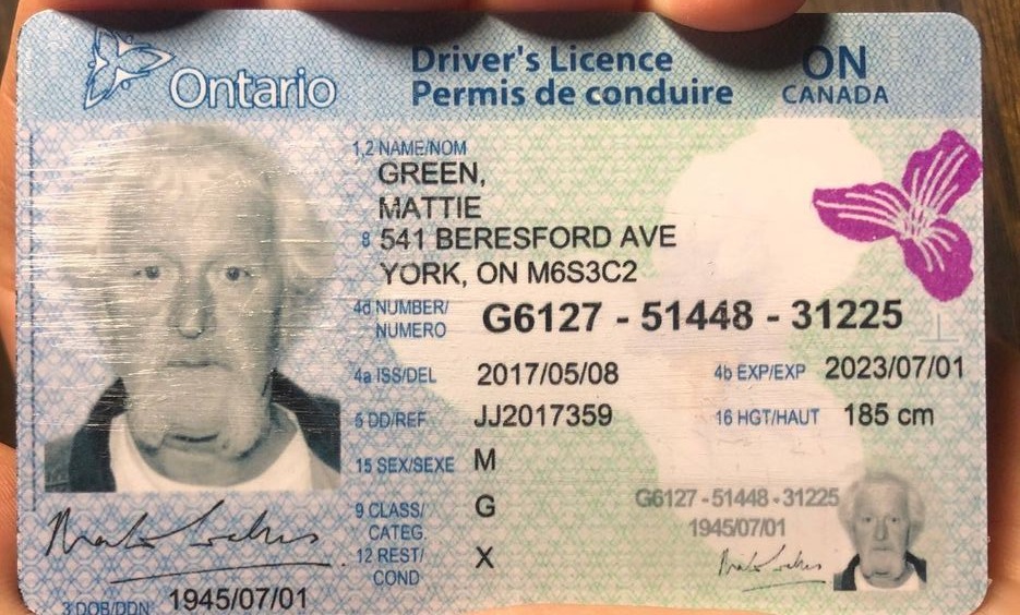 Canadian drivers license for sale