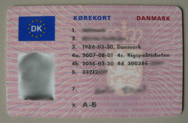Denmark drivers license for sale