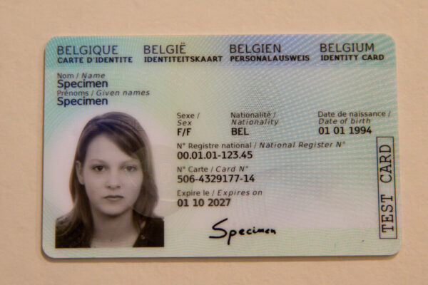Belgian id cards online