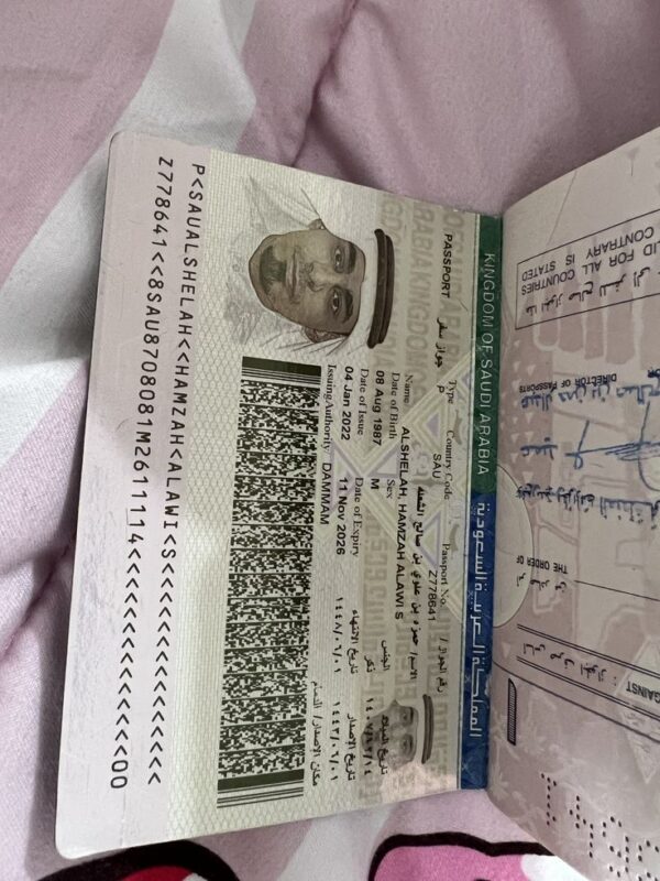 Saudi Arabia passport for sale