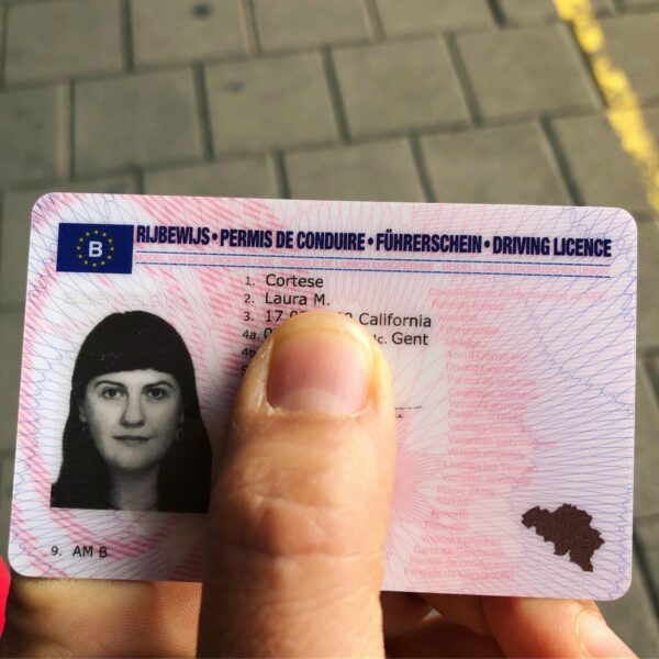 Belgian driving license for sale