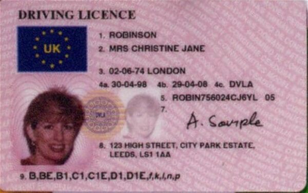 UK driving license online