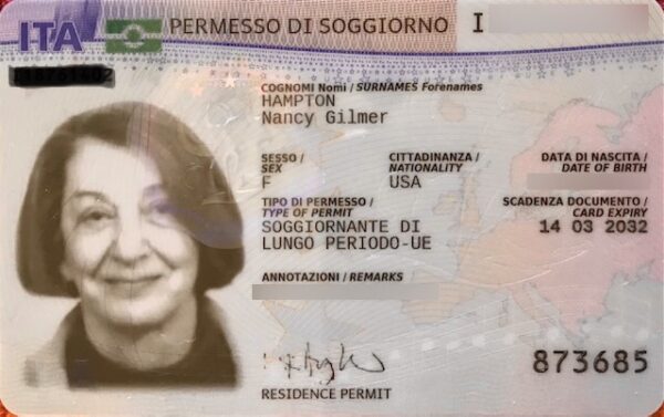 Buy Italian Residence Permit Cards