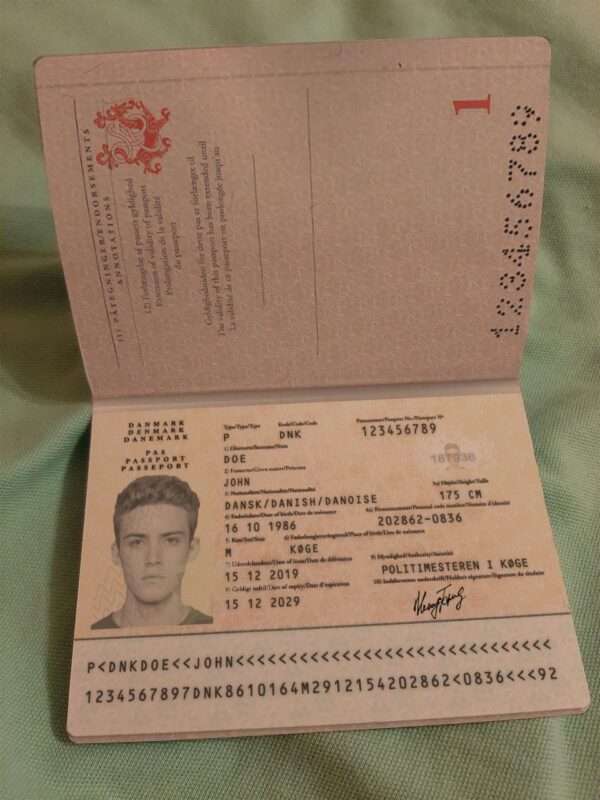 Danish passport for sale