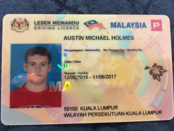 Malaysian driving license online