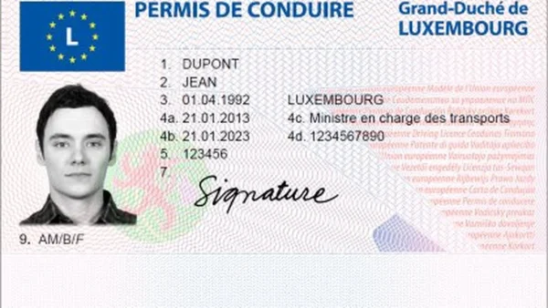 Luxembourg driver's license