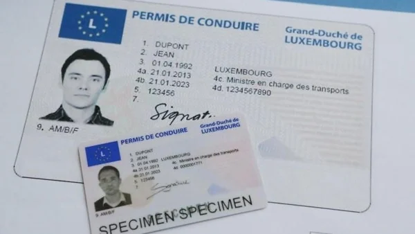 Luxembourg driver's license