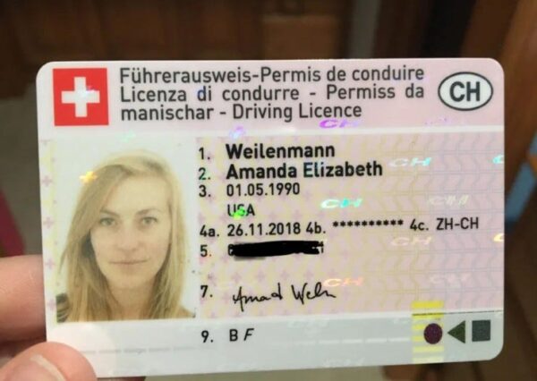 Swiss driving license online