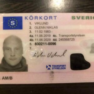 Swedish driving license online