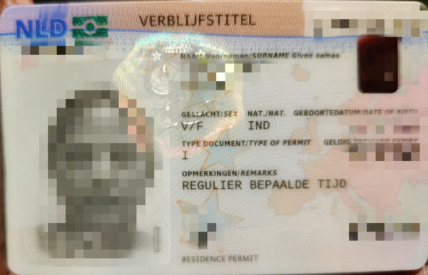 Buy Dutch Residence Permit card