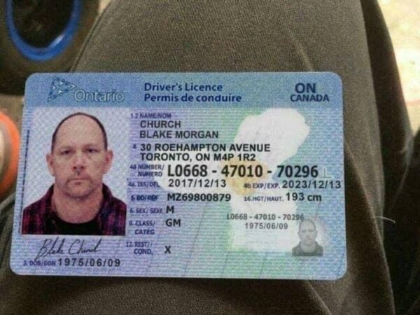 Canadian driving license for sale