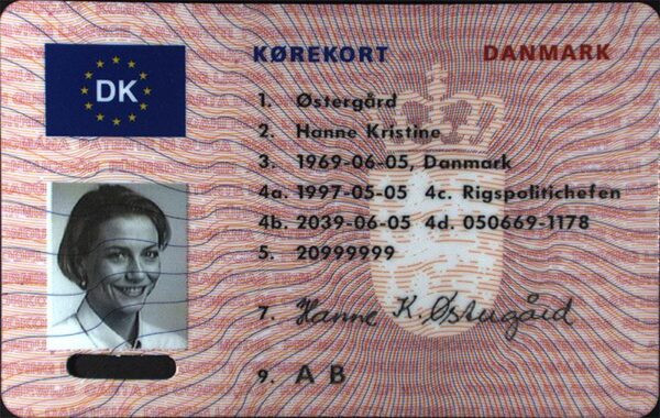Denmark drivers license for sale