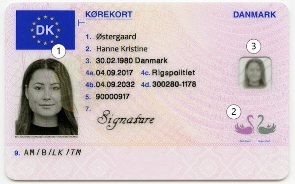 Denmark drivers license for sale