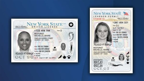 New York driving license