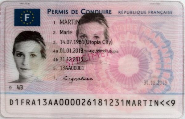 French driver's license