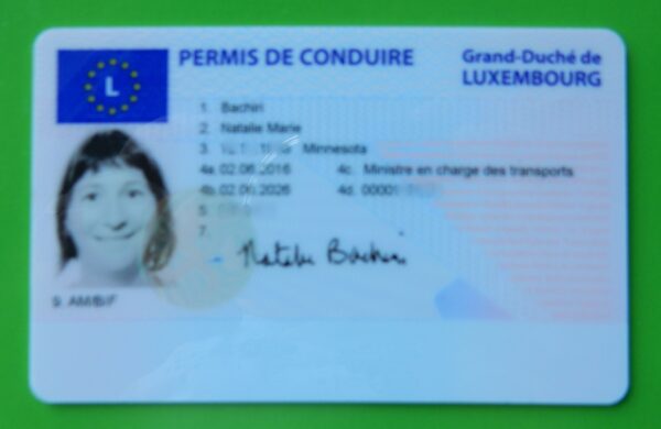 Luxembourg driver's license