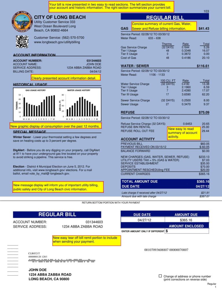 Legit utility bills for sale